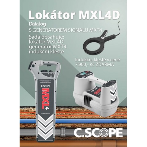 Detektor ing. sítí C.Scope MXL 4D a generátoru MXT 4